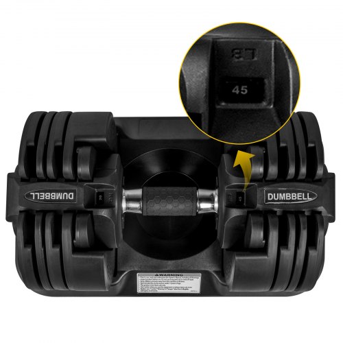 Mancuernas ajustables Select Dumbbells Syncs 5-45lb Train Fitness Workout Single