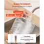 Drink Dispenser 2 Gal Beverage Dispenser for Parties Glass with Stand 2PCS