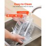 Drink Dispenser 1 Gal Beverage Dispenser for Parties Glass with Stand 3PCS