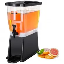 VEVOR Beverage Dispenser, 3 Gallon Drink Dispenser for Parties, Plastic Juice Dispenser with Stand Spigot Lid, Iced Tea Lemonade Juice Water Dispenser, for Restaurants, Hotels, Parties