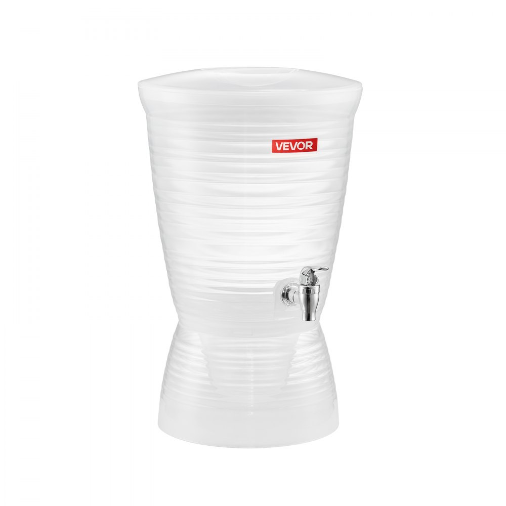 Dispensador de bebidas VEVOR de 10 litros para fiestas, dispensador de jugo de plástico con grifo y cámara de hielo, dispensador de agua para té helado, limonada, jugo, para restaurantes, hoteles y fiestas.