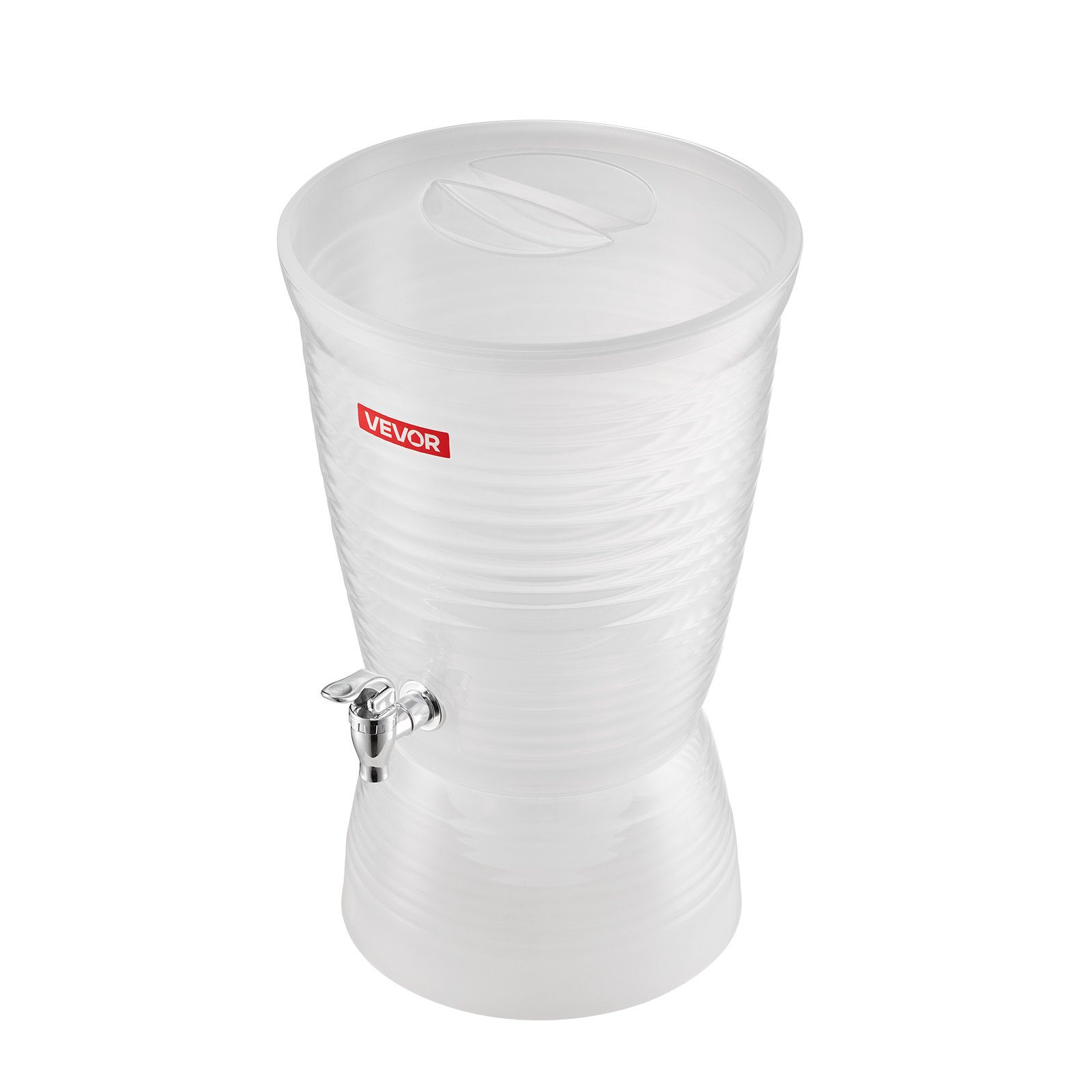 VEVOR Beverage Dispenser, 2.64 Gallon Drink Dispenser for Parties, Plastic Juice Dispensers with Spigot Ice Chamber, Iced Tea Lemonade Juice Water Dispensers, for Restaurants, Hotels, Parties