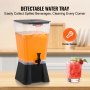 Drink Dispenser 5 Gal Beverage Dispenser for Parties Plastic with Spigot