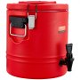 VEVOR Insulated Beverage Dispenser, 3 Gal/11.4L Thermal Hot and Cold Drink Server Dispenser with Spigot, Food-Grade Cooler Jug with 304 Stainless Steel Interior, for Tea Coffee Restaurant Outdoor
