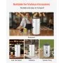 Ice Tea Dispenser 4 Gal/15L for Iced Tea Juice Coffee 304 Stainless Steel