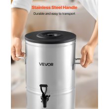 Ice Tea Dispenser 4 Gal/15L for Iced Tea Juice Coffee 304 Stainless Steel