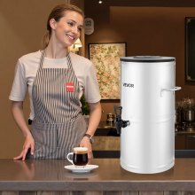 Ice Tea Dispenser 4 Gal/15L for Iced Tea Juice Coffee 304 Stainless Steel