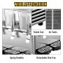 VEVOR Commercial Cold Beverage Dispenser Stainless Steel Fruit Juice Beverage Dispensers 3 Tanks 9.6 Gallon Ice Tea Drink Dispenser Equipped with Thermostat Controller