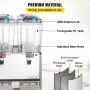 VEVOR 110V Commercial Beverage Dispenser,9.5 Gallon 36L 2 Tanks Juice Dispenser Commercial,18 Liter Per Tank 300W Stainless Steel Food Grade Material Ice Tea Drink Dispenser Equipped with Thermostat Controller