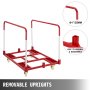 Panel Mover - 5'' Swivel Casters, Steel Panel Cart Dolly 2400lbs Capacity