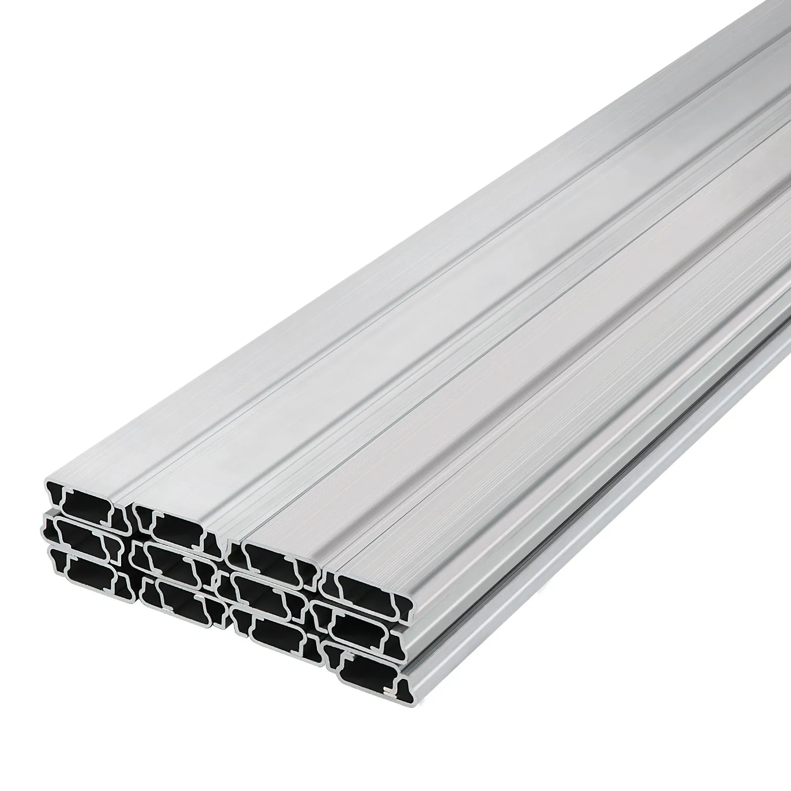 VEVOR Spring Wire and Lock Channel, 6.56ft Spring Lock & U-Channel Bundle for Greenhouse, 40 Packs PE Coated Spring Wire & Aluminum Alloy Channel,Plastic Poly Film or Shade Cloth Attachment with Screw