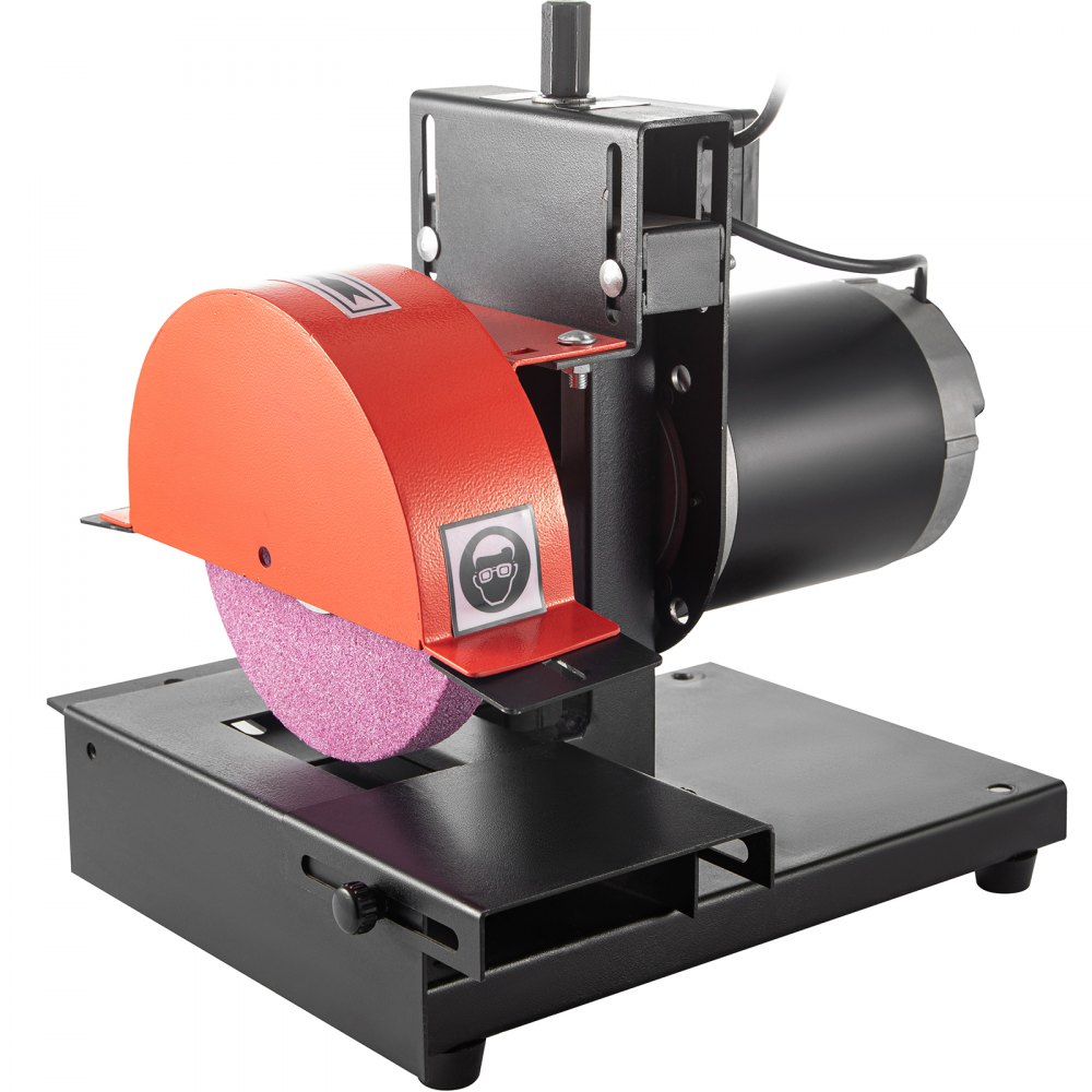 VEVOR Blade Grinder Lawn Mower Blade Grinder, 1.1KW Variable Speed Bench Grinder with Pure Copper Motor, Complete Accessories