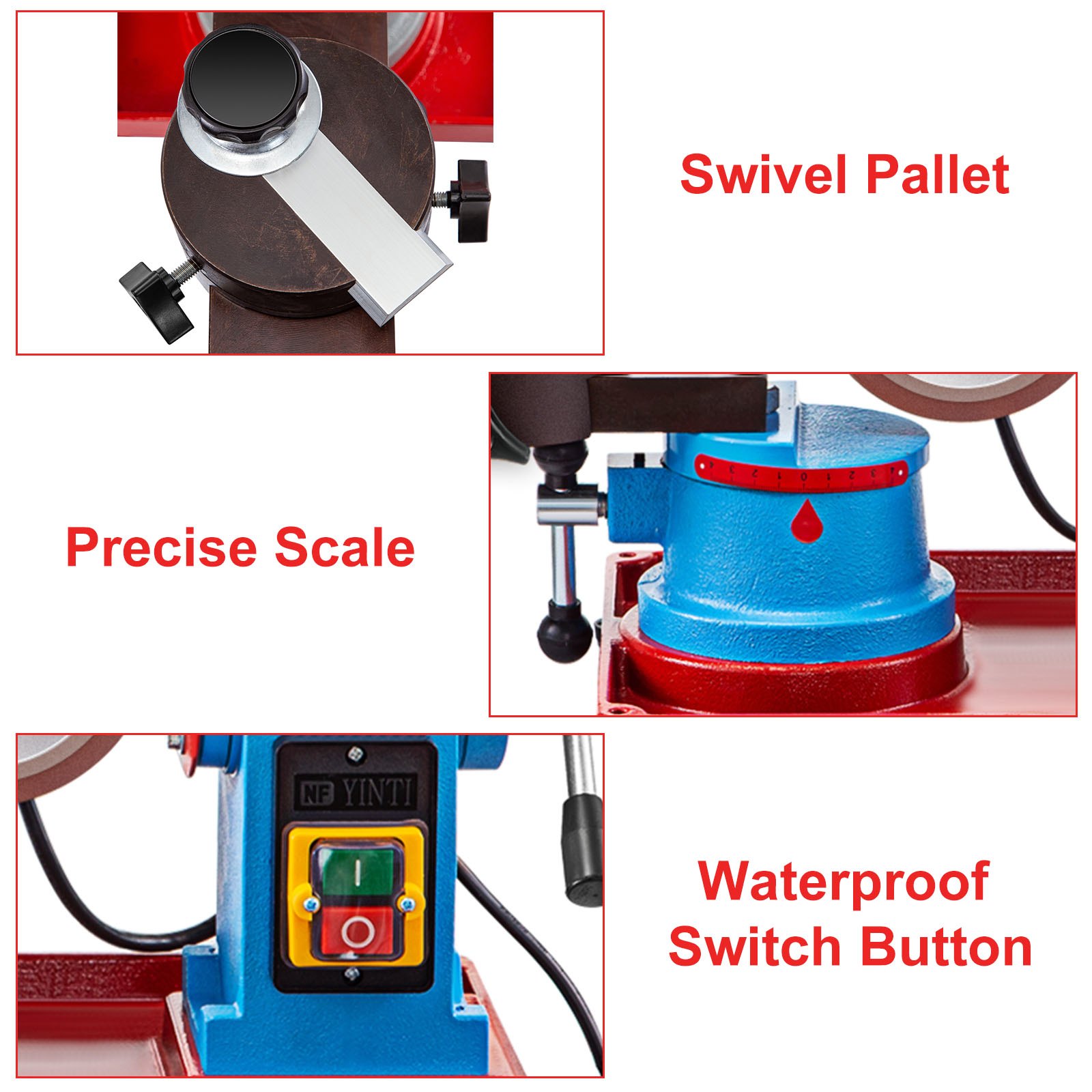 VEVOR 250W Electric Circular Saw Blade Sharpener Water Injection Grinder Machine