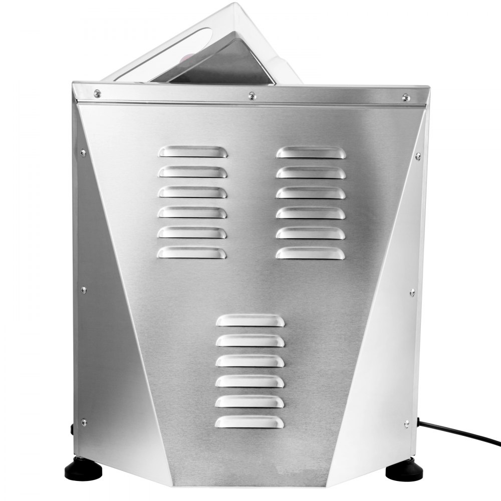 VEVOR Pizza Dough Roller Sheeter, Max 12\" Automatic Commercial Dough Roller Sheeter, 370W Electric Pizza Dough Roller Stainless Steel, Suitable for Noodle Pizza Bread and Pasta Maker Equipment