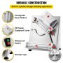 VEVOR Pizza Dough Roller Sheeter, Max 12\" Automatic Commercial Dough Roller Sheeter, 370W Electric Pizza Dough Roller Stainless Steel, Suitable for Noodle Pizza Bread and Pasta Maker Equipment