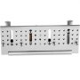 VEVOR belt grinder knife jig with multiple adjustment holes and sturdy metal design.