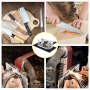 VEVOR Belt Grinder Knife Jig, 9-4/5'' Long Sharpening Locator, 85°~ 115°Adjustable Angle, Belt Knife Sharpener Jig w/Tool Holder, Dual Handles, Knife Making for Belt Sander Machine - Large