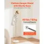 VEVOR Coat Rack Freestanding Coats Rack Stand with Stable Marble Base & 8 Hooks