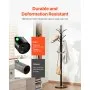 VEVOR Freestanding Coat Rack Coats Tree Stand with Stable Marble Base & 6 Hooks