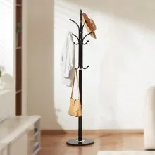 VEVOR Freestanding Coat Rack Coats Tree Stand with Stable Marble Base & 6 Hooks