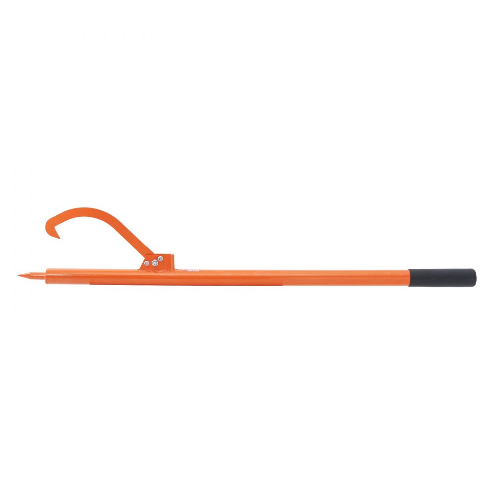 VEVOR Log Peavey, 46.5 in, Metal Handle Log Lifter, Heavy Duty Log Roller with Max 483mm Opening, Rust-Resistant Log Jack Cant Hook, Felling Log Roller Tool for Rolling, Raising, Turning Logs