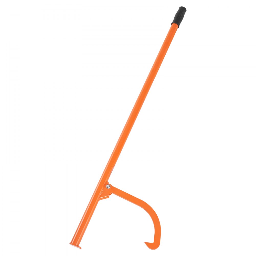 VEVOR Cant Hook Tool, 1180 mm, Heavy Duty Steel Log Roller, Log Lifter Timber Jack 813mm Dia Logs, Forestry Logging Tools, Dual Function Log Handler for Rolling and Clamping Logs