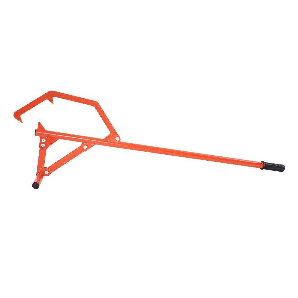 VEVOR Timberjack, 1219 mm, Heavy Duty Steel Log Roller, Log Lifter with Adjustable Cant Hook, Logging Tools Log Jack for Logs Ups to 635mm Dia, Timber Jack for Rolling Cutting and Lifting Logs