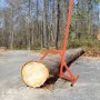 VEVOR Timberjack, 46.5 in, Heavy Duty Steel Log Roller, Log Lifter with Adjustable Cant Hook, Logging Tools Log Jack for Logs Ups to 25" Dia, Timber Jack for Rolling Cutting and Lifting Logs