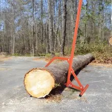 VEVOR Timberjack 46.5 in Heavy Duty Log Lifter for Max 25" Dia Logs Rolling