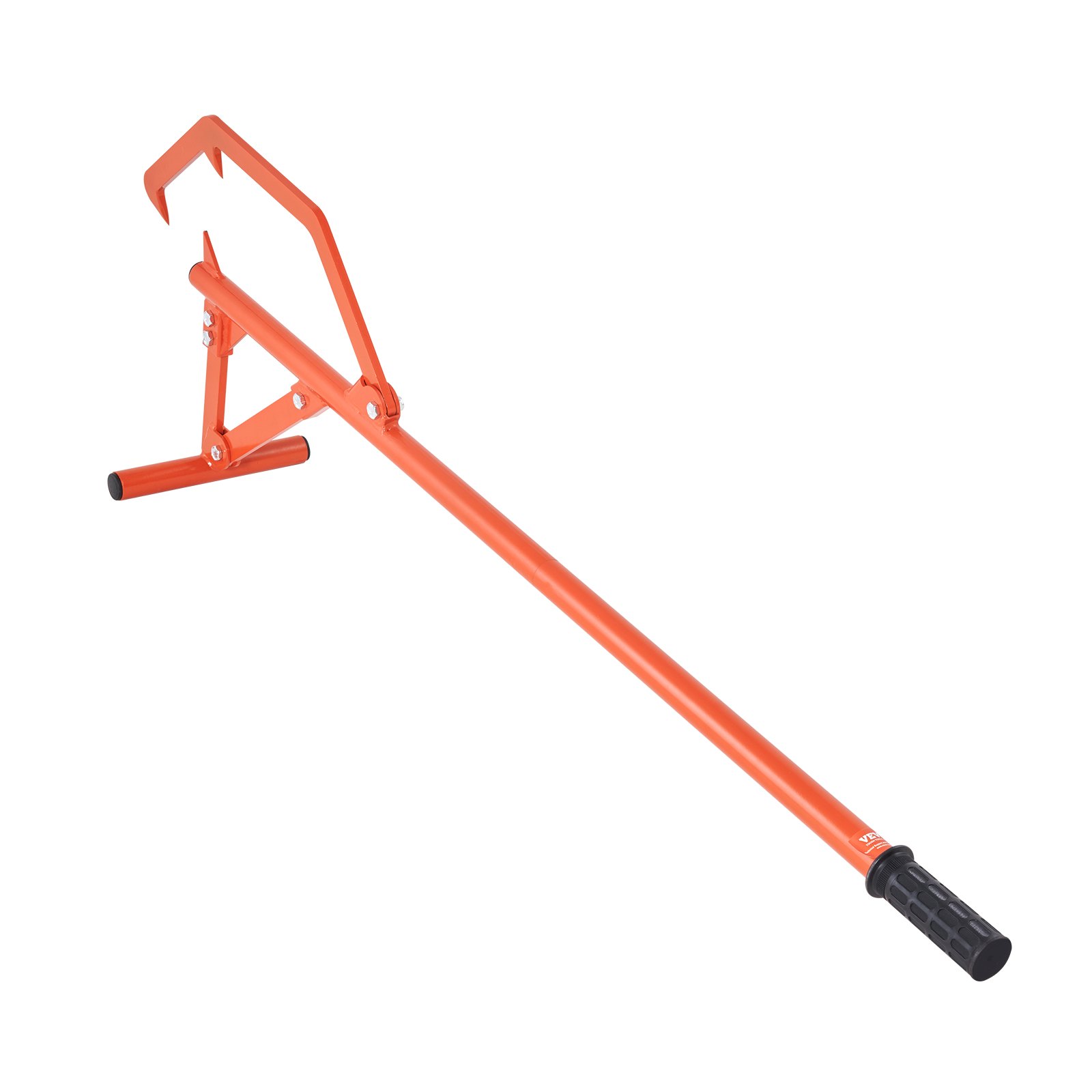 VEVOR Timberjack, 1219 mm, Heavy Duty Steel Log Roller, Log Lifter with Adjustable Cant Hook, Logging Tools Log Jack for Logs Ups to 635mm Dia, Timber Jack for Rolling Cutting and Lifting Logs