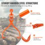 VEVOR Log Skidding Tongs, 18 inch 2 Claw Log Lifting Tongs, Heavy Duty Rotating Steel Lumber Skidding Tongs, 772 lbs/350 kg Loading Capacity, Log Lifting, Handling, Dragging & Carrying Tool