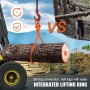 VEVOR-tænger til udskridning af tømmer, 32 tommer løftetænger til 2-klobævler, udskridningstænger i kraftig ståltømmer, 700 kg lastekapacitet, løfte-, håndterings-, trække- og bæreværktøj
