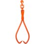 VEVOR Log Skidding Tongs, 813mm 2 Claw Log Lifting Tongs, Heavy Duty Rotating Steel Lumber Skidding Tongs, 700 kg Loading Capacity, Log Lifting, Handling, Dragging & Carrying Tool