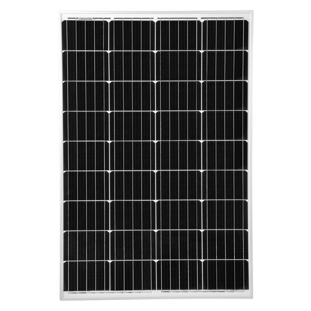 Vevor 120 Watt Solar Panel Kit 12v Solar Battery Charger For Rv Boat Home Camp