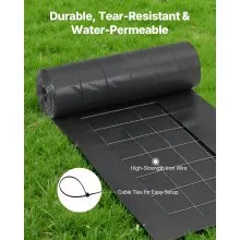 Backed Wire Silt Fence 2 x 100 ft Durable Erosion Control Silt Fence Fabric Roll