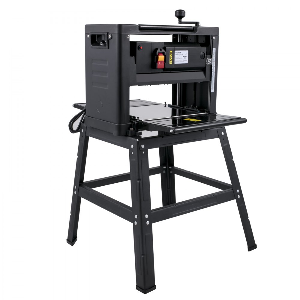 1500w 12.5" Bench Top Wood Planer Thickness Planer Thicknesser + 2 Blades Stand