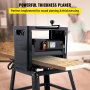 1500w 12.5" Bench Top Wood Planer Thickness Planer Thicknesser + 2 Blades Stand