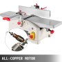 1280w Wood Planer Thickness Planer 6" Benchtop Jointer Planer Thicknesser Cutter