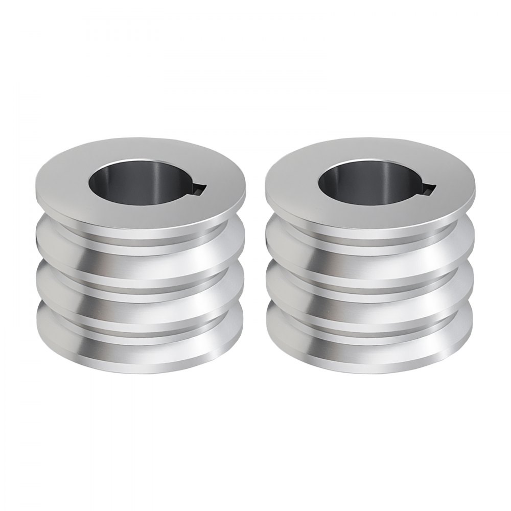 VEVOR Replacement Roller for Rolling Mill 3 Sizes Grooves 2 Square Rollers, Jewelry DIY Tool Accessory Parts, Premium Alloy Steel, Easy Installation, for Pressing Ductile Metals, Gold, Silver, Brass