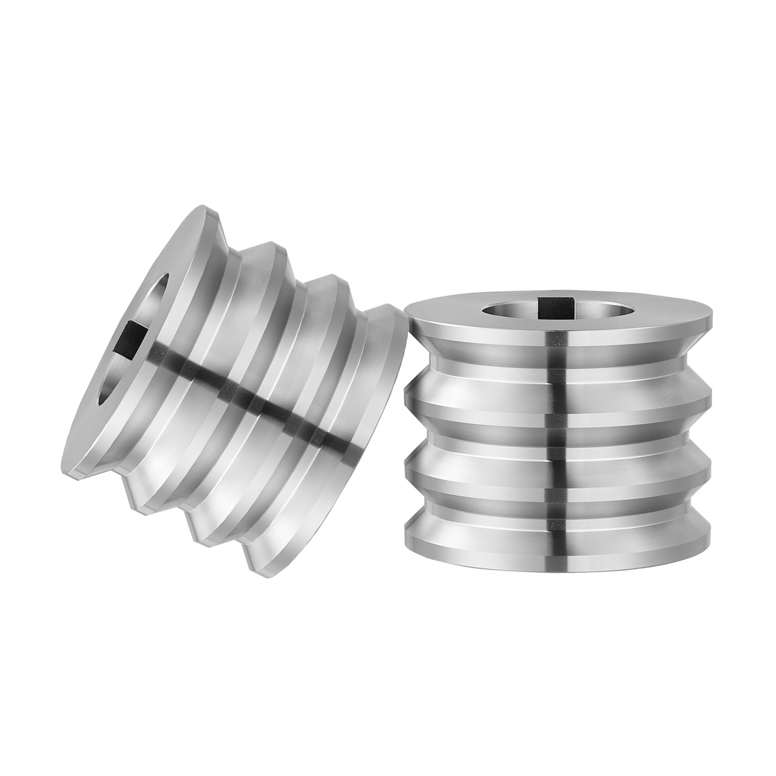 VEVOR Replacement Roller for Rolling Mill 3 Sizes Grooves 2 Square Rollers, Jewelry DIY Tool Accessory Parts, Premium Alloy Steel, Easy Installation, for Pressing Ductile Metals, Gold, Silver, Brass