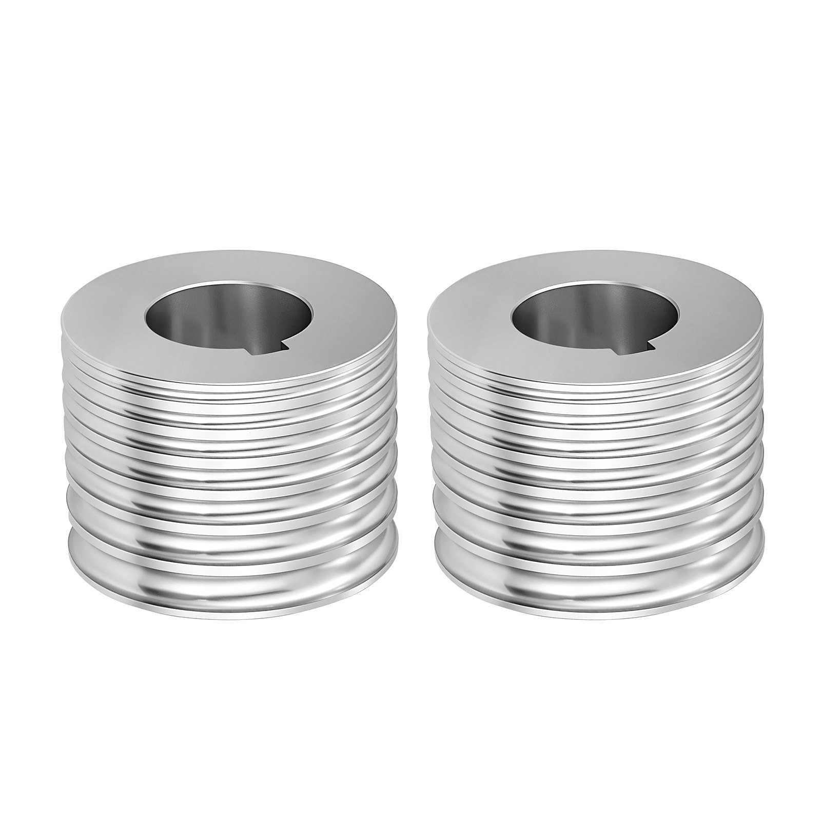 VEVOR Replacement Roller for Rolling Mill 7 Sizes Grooves 2 Oval Rollers, Jewelry DIY Tool Accessory Parts, Premium Alloy Steel, Easy Installation, for Pressing Ductile Metals, Gold, Silver, Brass