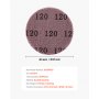 VEVOR 5-inch Mesh Abrasive Sanding Discs, 50PCS 120 Grit Anti-Clogging Ceramic Sandpapers Dust Free, Hook-and-Loop Sanding Discs for Metal Wood Plaster Sanding, Car Body Repair, Paint Removal