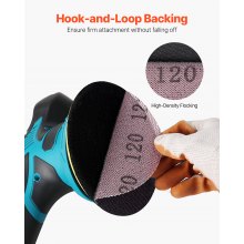 VEVOR 5-inch Mesh Abrasive Sanding Discs 50PCS 120 Grit Ceramic Mesh Sandpapers