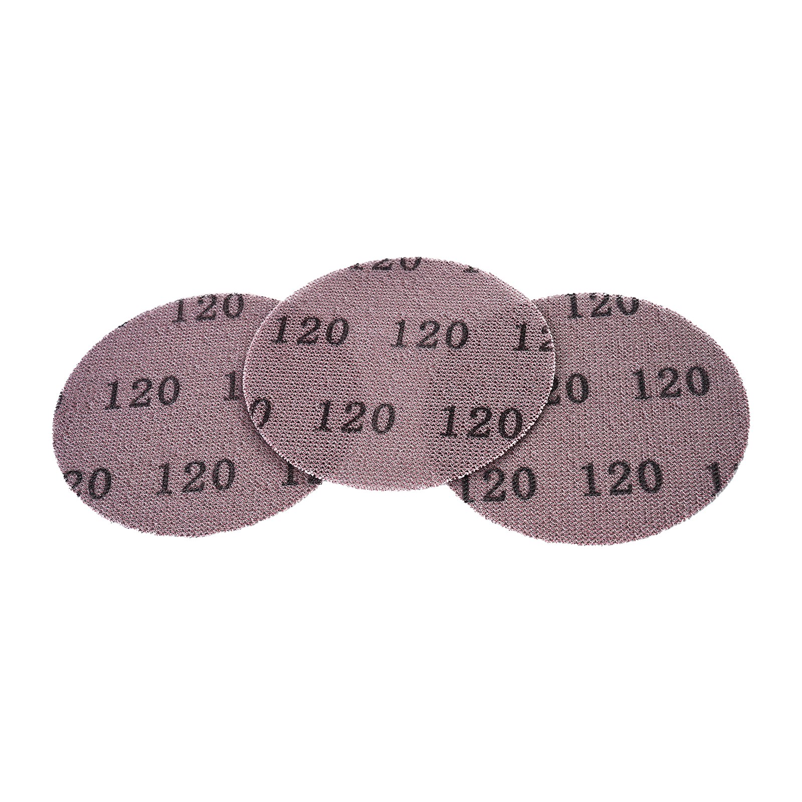 VEVOR 5-inch Mesh Abrasive Sanding Discs 50PCS, Grit 80/120/180/240/320 Assorted Anti-Clogging Ceramic Mesh Sandpapers, Hook-and-Loop Sanding Discs for Metal Wood Plaster, Car Body, Paint Removal