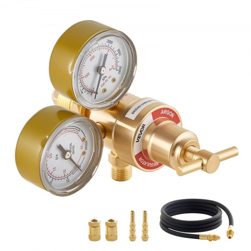 MEANLIN MEASURE Argon CO2-Regler, Messgeräte, Gas-Schweiß-Regler, CGA580, mit Miller Lincoln Mig Tig Weld 0–4500 PSI / 0–10 BAR MEANLIN MEASURE Argon CO2-Regler, Messgeräte, Gas-Schweiß-Regler, CGA580, mit Miller Lincoln Mig Tig Weld 0–4500 PSI / 0–10 BAR