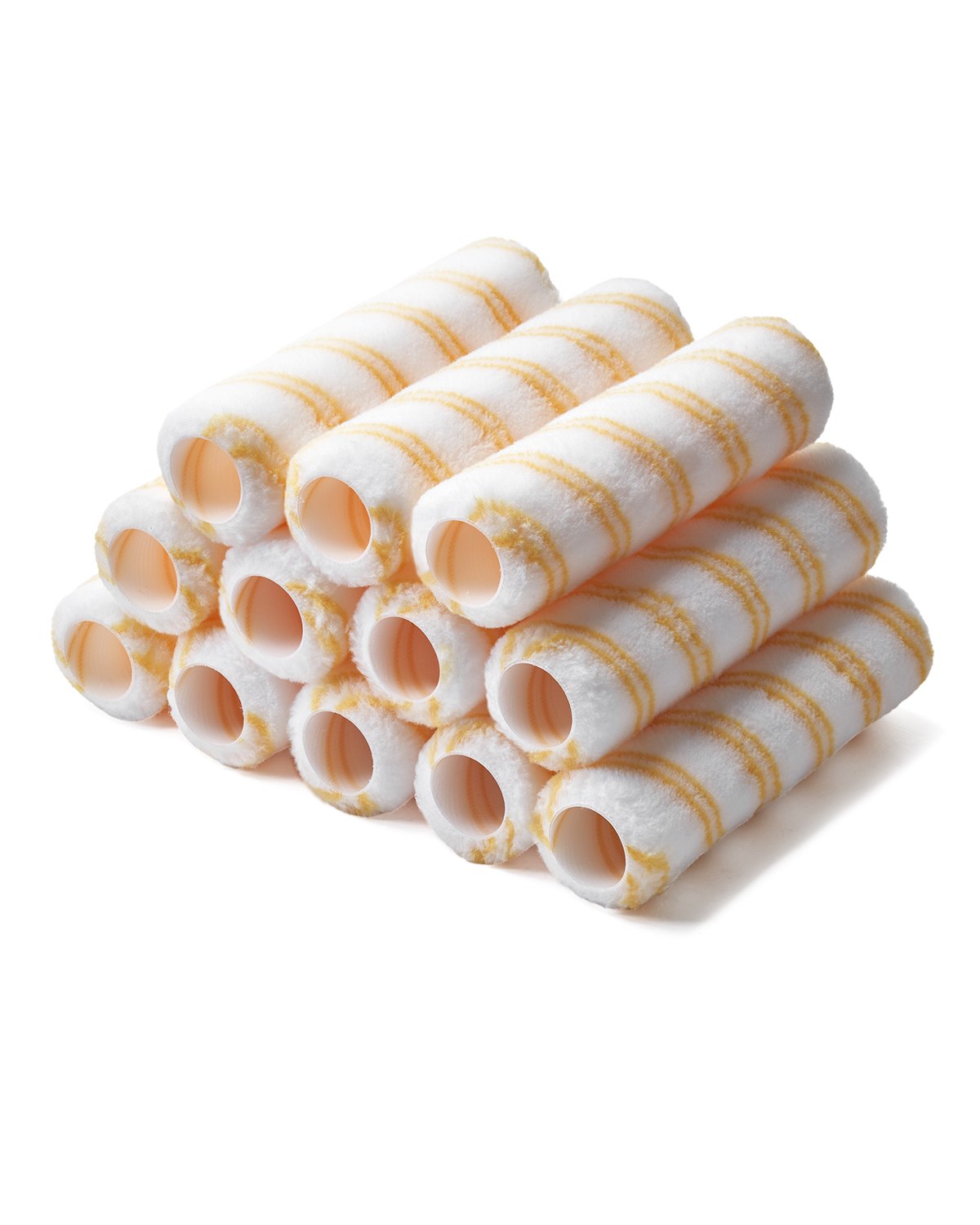 VEVOR Paint Roller Covers, 12 Pack 9 Inch Shedless Roller Covers, 3/8 Inch Nap High Dense Roller Covers for Roller Frame & Paint Roller Kit, Paint Rollers for Painting Walls, House Painting Supplies