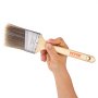 VEVOR Paint Brushes, 12 Piece Angle Paint Brush, Treated Wood Handle, Paint Brush Set for All Latex and Oil Paints & Stains, Wood Stain Brushes for Cabinets, Walls, Fences, Interior & Exterior Use
