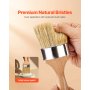 Chalk Wax Paint Brush 4 Piece Furniture Paint Brushes for Painting & Waxing