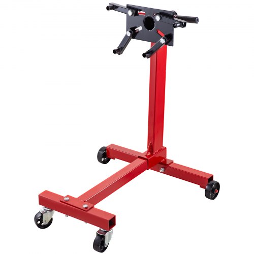 VEVOR Engine Stand 1000LBS Capacity Motor Stand Engine Hoist Rotating Automotive Tools in Heavy Duty Steel with 4 Iron Caster Wheels Maintenance Equipment for Auto Car Truck Jack