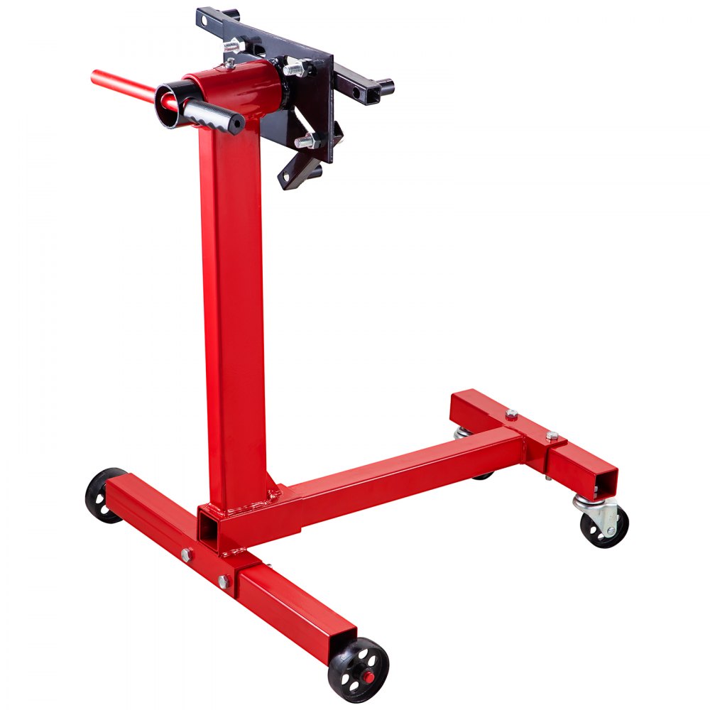 VEVOR Engine Stand 1000LBS Capacity Motor Stand Engine Hoist Rotating Automotive Tools in Heavy Duty Steel with 4 Iron Caster Wheels Maintenance Equipment for Auto Car Truck Jack